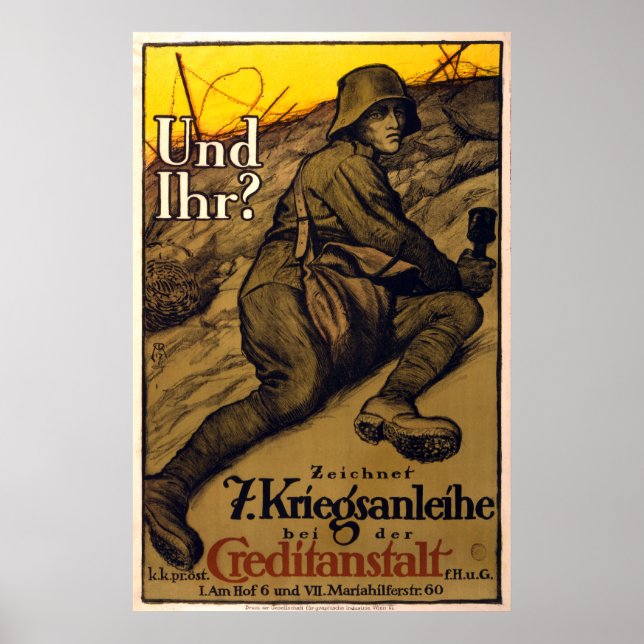 Und ihr? - Darlehen aus dem 7. Weltkrieg (Leinwand Poster (Vorne)