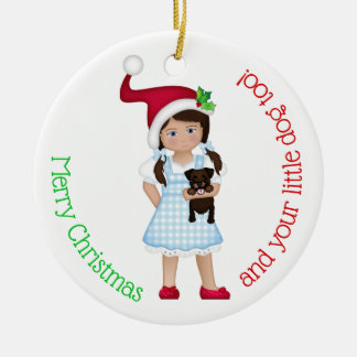 Und Ihr kleiner Hund auch!  Dorothy Keramikornament