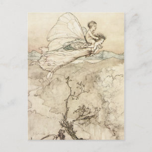 Und ihre Fairy Sen Postcard Postkarte
