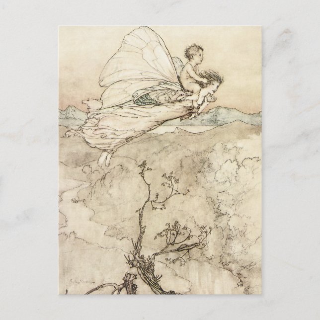 Und ihre Fairy Sen Postcard Postkarte (Vorderseite)