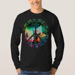 Und in den Wald gehe ich zu Abenteurer Camping Nat T-Shirt