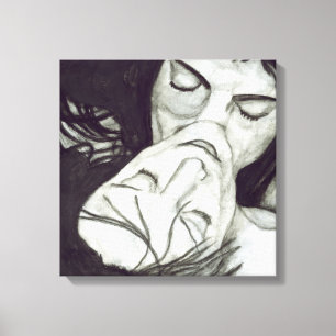 Und in solchem Power Leinwanddruck