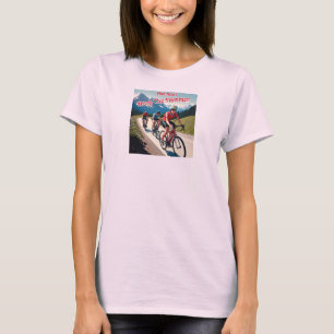 Und jetzt lasse ich den Hammer fallen Frau Radfahr T-Shirt