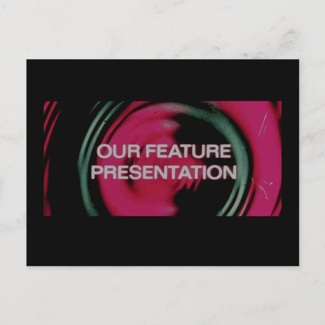 Und jetzt unsere Präsentation Postkarte (Vorderseite)