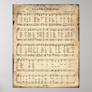 Und kann es ein Vintage-Hymne sein Poster