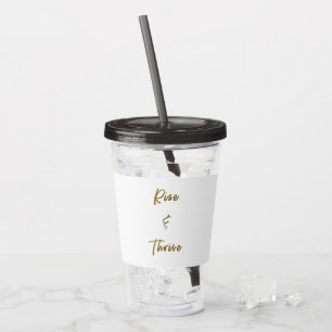 Und kommen steigen Wasser-Flaschen-Trommel Acryltrinkbecher