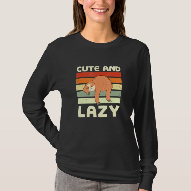 Und Lazy Sloth Meme Sloth Meme Animal 6 T-Shirt (Vorderseite)