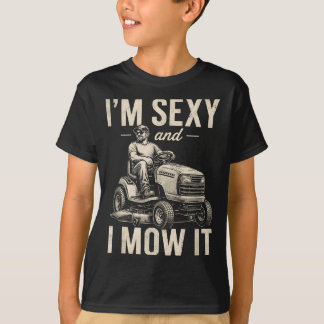 Und lustig stolz mähen Papa Vatertag T-Shirt