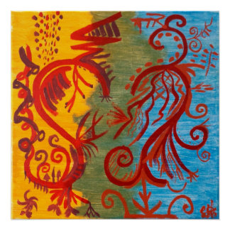 "Und manchmal Mesh" 20x20 Art Poster