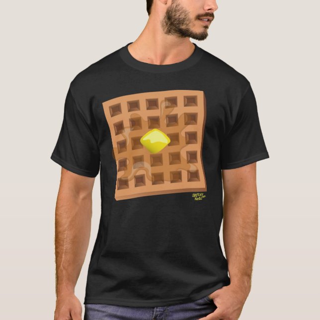...und morgens, ich&x27;m mache Waffeln! Ess T-Shirt (Vorderseite)