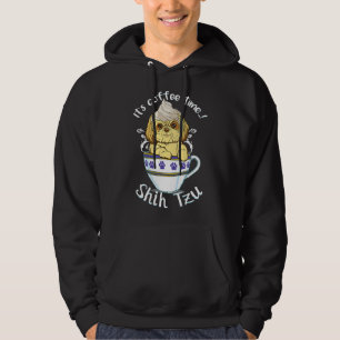 Und Niedliche Hunde und Kaffee Liebe Shih Tzu Hund Hoodie