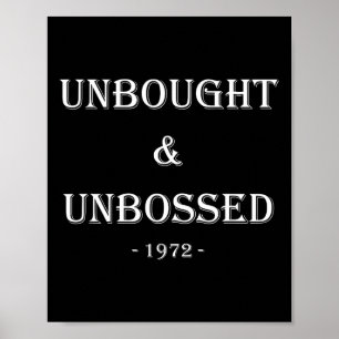 Und ohne Bossed Shirley Chisholm Black History Poster