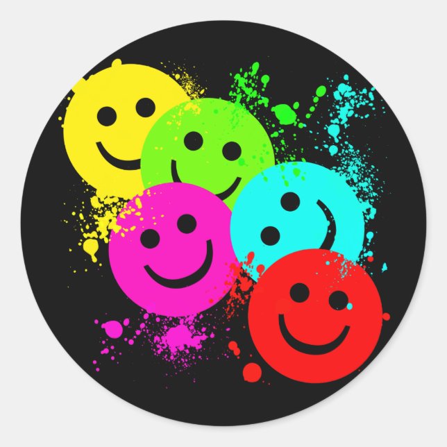 UND PAINT SPRITZER RUNDER AUFKLEBER (Vorderseite)