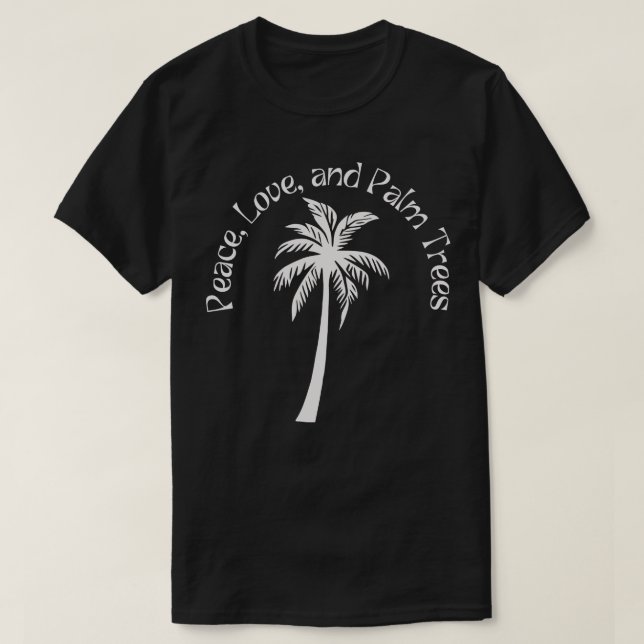 Und Palmen weiß T-Shirt (Design vorne)