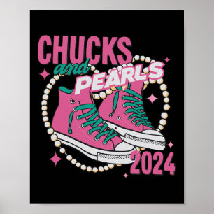 Und Perlen, ich bin bei ihr Kamala 2024 Poster