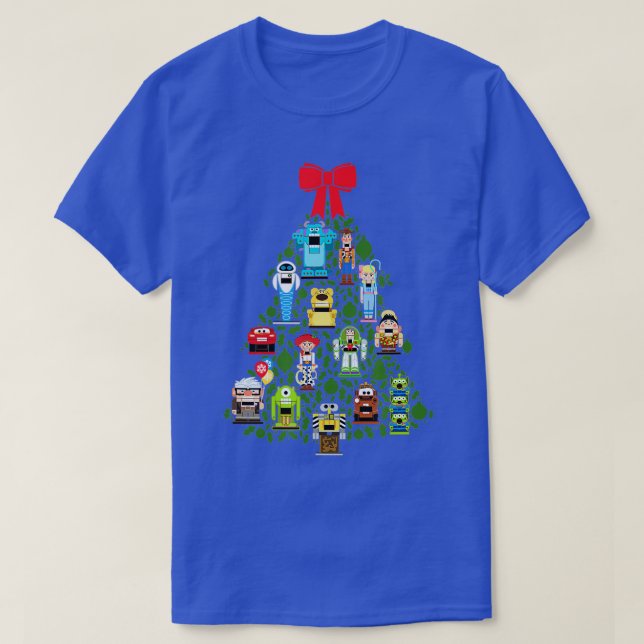 und Pixar Christmas Tree Nutcracker Holiday T-Shirt (Design vorne)