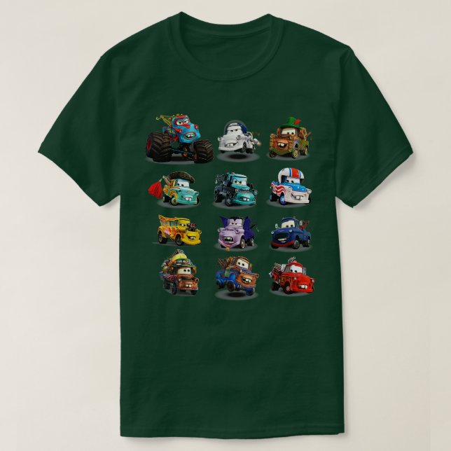 und Pixars Autos sind viele Dinge T-Shirt (Design vorne)