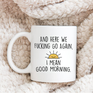 Und schon wieder geht's verdammt nochmal los, ich  zweifarbige tasse