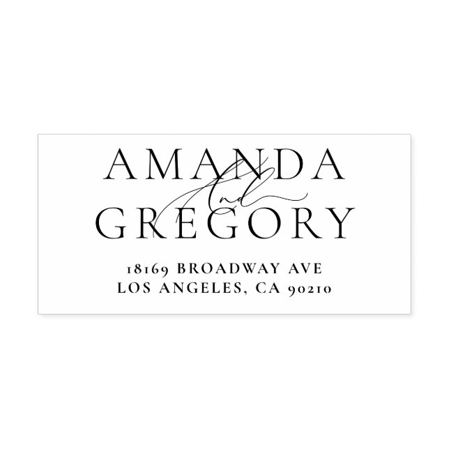 und Script Elegant-Namen, die sich selbst als Kaut Permastempel (Design)