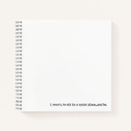 "...und sein." Fachmagazin für Spiralgedichte Notizbuch