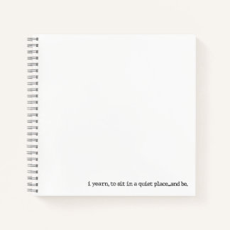 "...und sein." Fachmagazin für Spiralgedichte Notizbuch