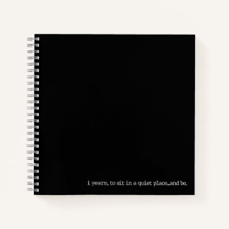 "...und sein." Fachmagazin für Spiralgedichte Notizbuch