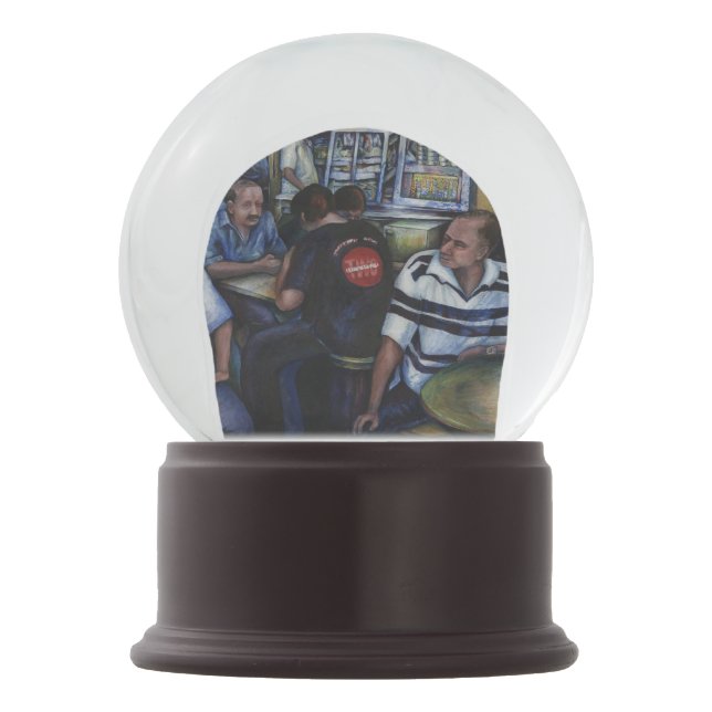 Und...sie hat den Mailman Verheiratet Schneekugel (Vorderseite)