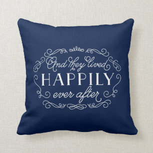 Und sie lebten glücklich immer nach dem akzenten  kissen