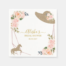 Und sie sind auf dem Weg in die Altar! Brautparty Serviette