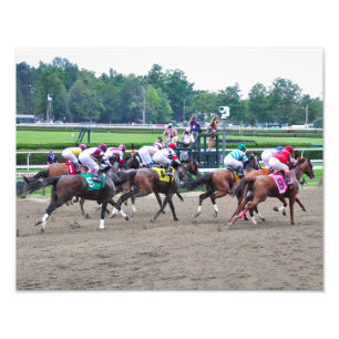 Und sie sind bei Saratoga weg Fotodruck