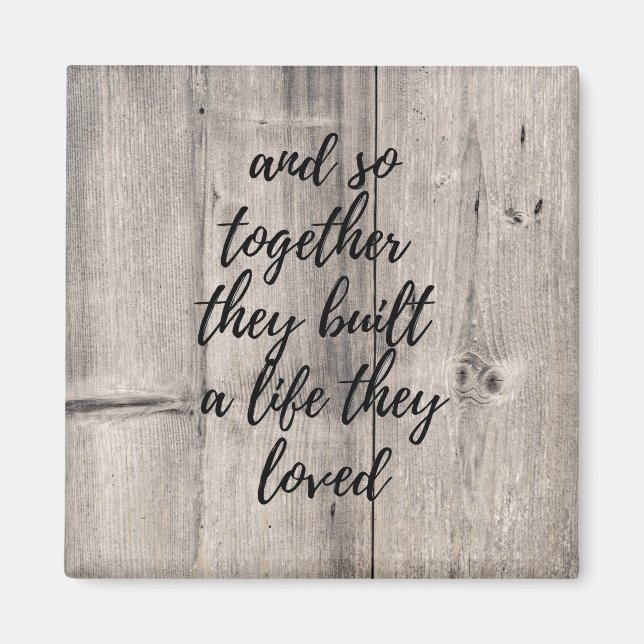 Und so bauten sie zusammen ein Life Magnet (Vorne)