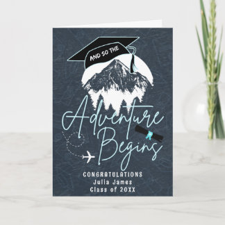 Und so beginnt das Abenteuer Abschluss, moderner G Karte