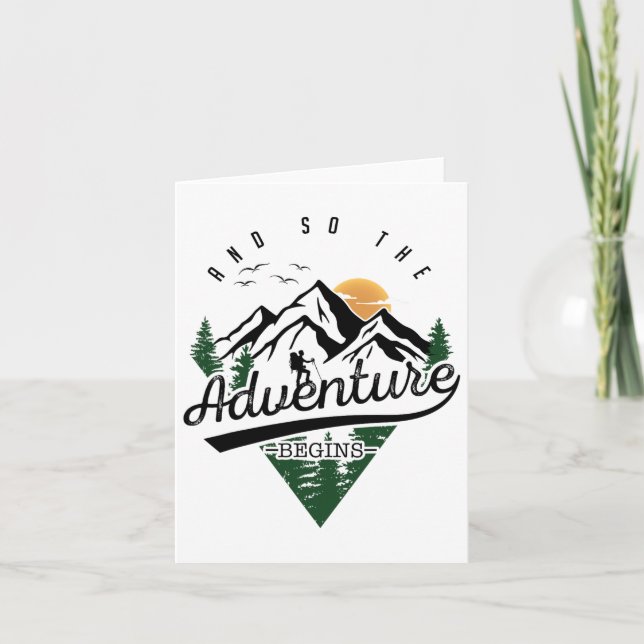 Und so beginnt das Abenteuer Camping Hiki Karte (Vorderseite)