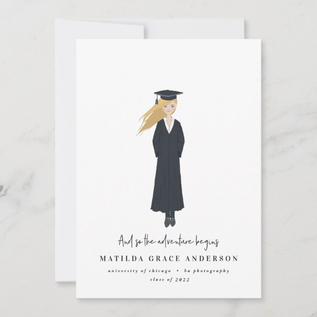 Und so beginnt das Abenteuer mit der Abschlussfeie (Vorderseite)