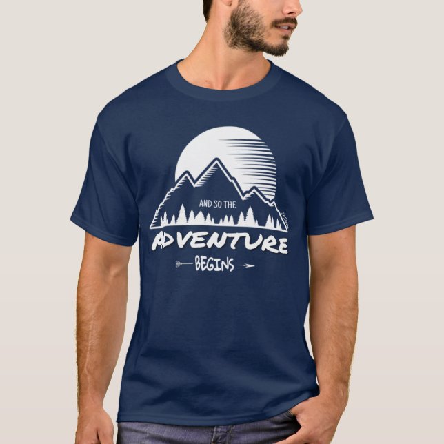 Und so beginnt das Abenteuer T-Shirt (Vorderseite)