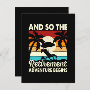 Und so beginnt das Rentenabenteuer Begleitkarte