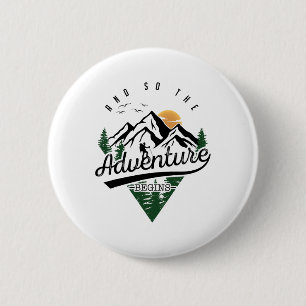 Und so beginnt die Abenteuer-Abenteuer-Camping-Hik Button