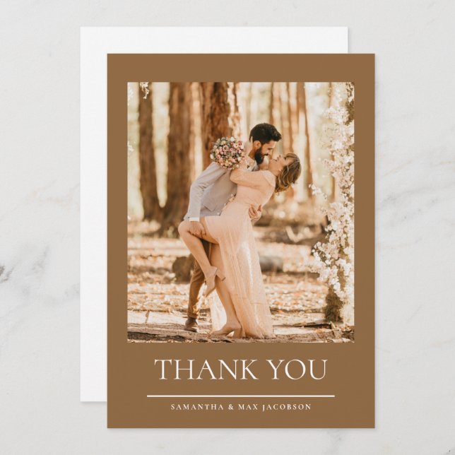 Und so fängt das Foto Hochzeit an Danke (Vorne/Hinten)