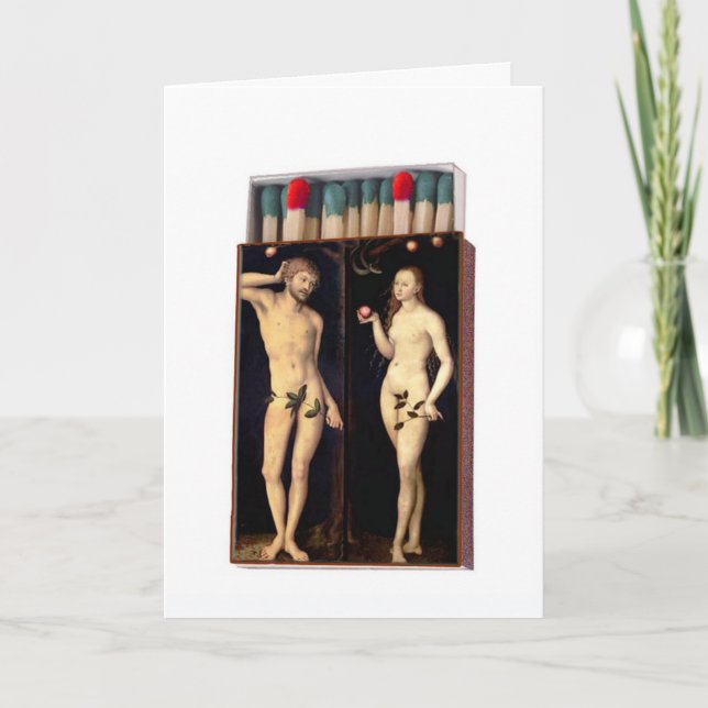 Und so fing es Gruß-Karte an Karte (Vorderseite)