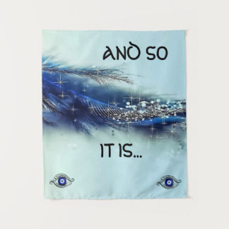 UND SO IST ES WALL TAPESTRY Medium (50" x 60") Wandteppich