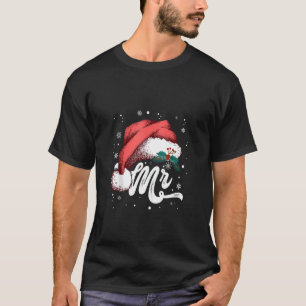 Und Weihnachtsmannmütze Xmas Paare, die Pajamas Ma T-Shirt