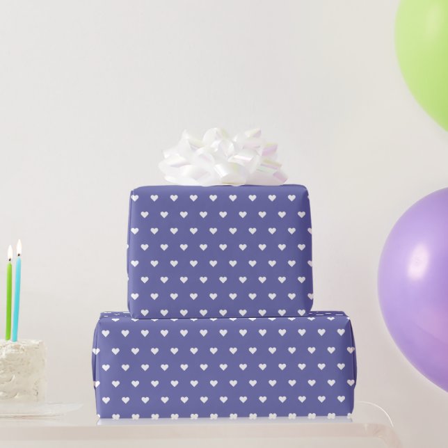 und Weißherzen Geschenkpapier (Partygeschenke)