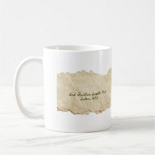Und Weiter Sagt Salem Nicht, 1692 Kaffeetasse