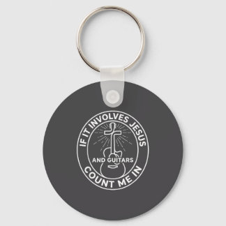Und wenn es Jesus Gitarren beinhaltet Schlüsselanhänger