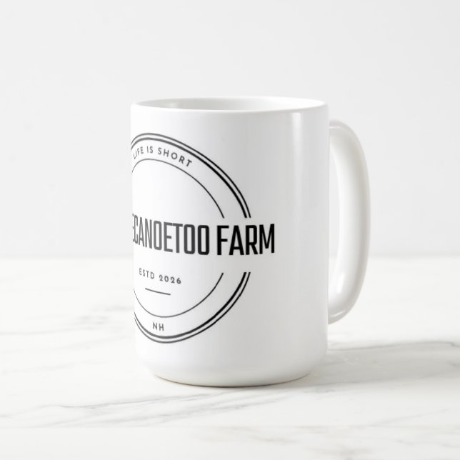 UndaucherdasKanadiertoo Farm Kaffeetasse (VorderseiteRechts)
