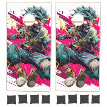 Undead Surge: Das CJ Graphic Studio Cornhole Set