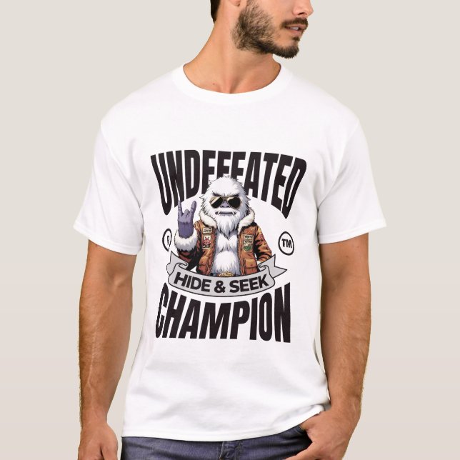 Undefeated hide and seek champion T-Shirt (Vorderseite)