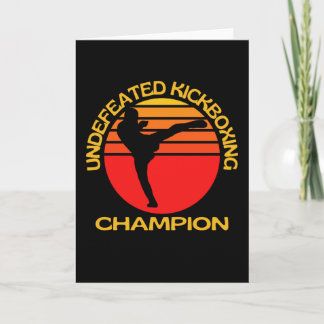 Undefeated Kickboxing Champion Karte