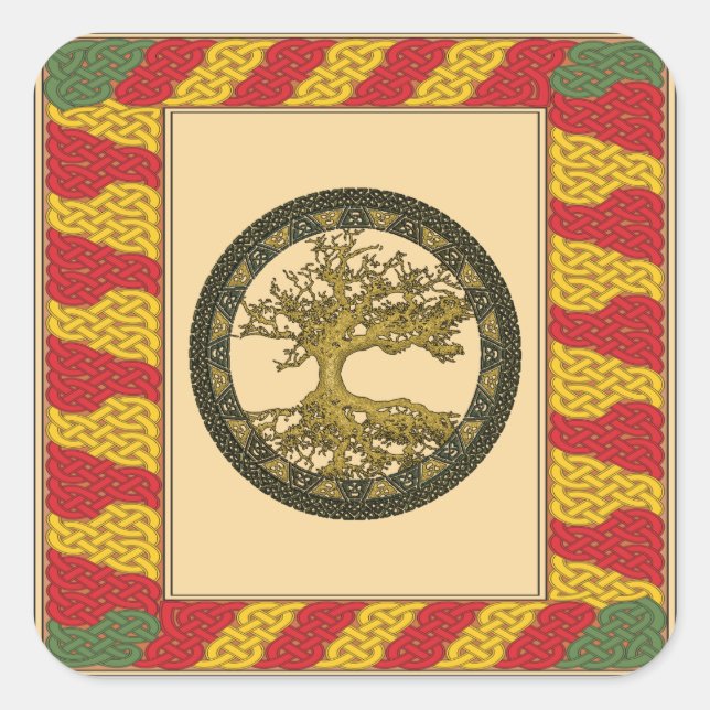 undefiniert quadratischer aufkleber (Vorderseite)