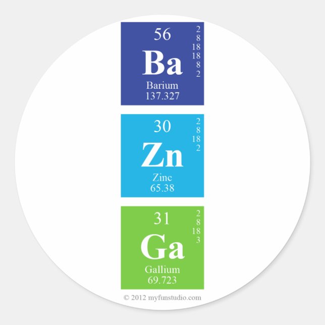 undefiniert runder aufkleber (Vorderseite)